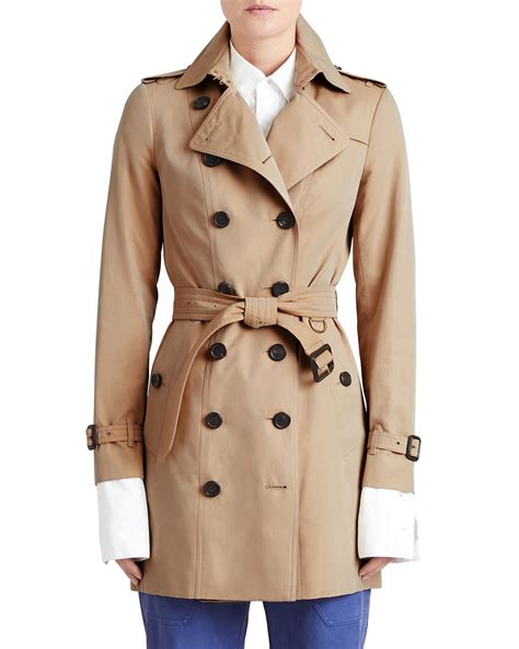 burberry sandringham fur collar wool &|Burberry heritage trench coat.